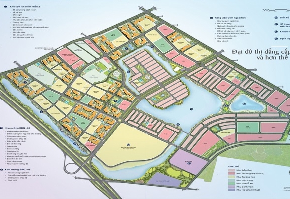 Nhà đất Vinhomes Đức hòa long an - Mặt bằng phân lô Vinhomes