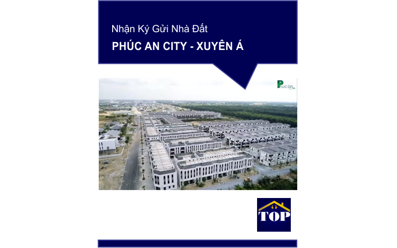 Nhận ký gửi NHÀ ĐẤT Phúc An City Xuyên á - Đức Hòa - Long An