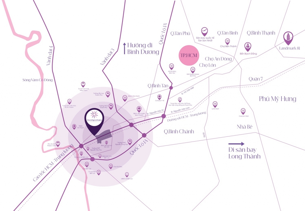 Vị Trí Dự Án Thanh Phu BimGroup